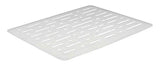 Rubbermaid Alfombrilla para Fregadero microscópico Mejorada, pequeña, Color Blanco