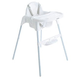 Cosco Silla Alta Cook Blanca, Blanca, Paquete De 1 Count