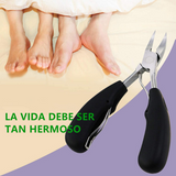 Cortaúñas Profesional para Uñas, Pedicura y Herramientas de Manicura para Uñas Gruesas y Uñas de Los Pies con Limpiador de Uñas Acero Inoxidable Profesional Cutículas Preferido por Los Podólogos