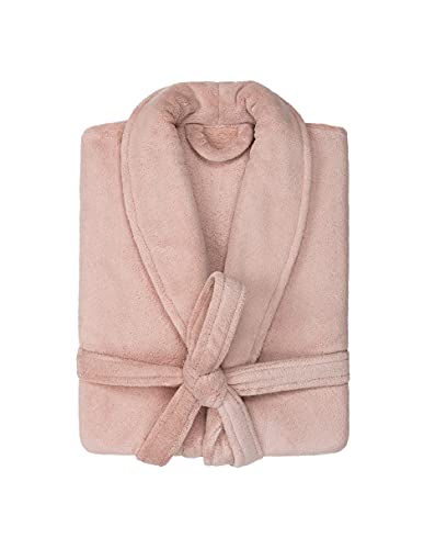 Bata de Baño Esquimal Unitalla/Unisex Súper Absorbente * Ultrasoft Highly Absorbent Unisex Bathrobe (Rosa Tenue)