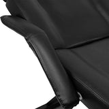 Silla Reclinable para Faciales con Banco | para Masaje, SPA, Salon de Belleza | con Almohadilla Desmontable y Orificio Facial (Negro)