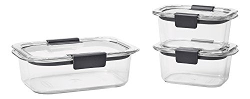  Rubbermaid Brilliance Contenedores de vidrio de 3.2