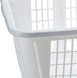 Rubbermaid Laundry Basket, 1.6-Bushel, White