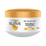 L'Oreal Paris Mascarilla Re Nutricion Jalea Real Elvive, 300 g