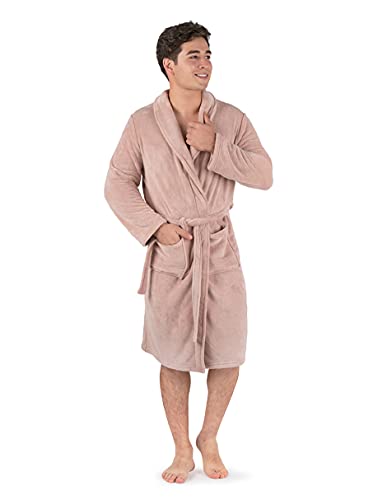 Bata de Baño Esquimal Unitalla/Unisex Súper Absorbente * Ultrasoft Highly Absorbent Unisex Bathrobe (Rosa Tenue)