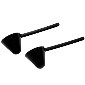 Chef Craft Coffee Scoop, Black, 2-Pack