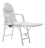 Silla Reclinable Profesional – Terapeutas, Tatuajes, Faciales – Soporta 150 kg – Inclinación ajustable a 180° – Se Convierte en Camilla – Plegable – Incluye Bolsa Transportadora