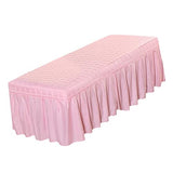 Faldón de mesa de masaje para cama de spa, cenefa para camas de salón de belleza, 180-190 cm de largo, 60-80 cm de ancho, 90 x 80 cm, como se describe