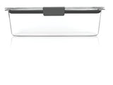 Rubbermaid Brilliance Contenedor de Comida, Grande, 9.6 tazas, Transparente 1991158