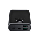 ADATA Powerbank Batería Portátil Recargable P20000QCD Power Bank de 20,000 mAh (74Wh), Color Negro (AP20000QCD-DGT-CBK), Tecnologías de Carga Rápida Qualcomm QC 3.0 / USB PD 3.0