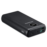 ADATA Powerbank Batería Portátil Recargable P20000QCD Power Bank de 20,000 mAh (74Wh), Color Negro (AP20000QCD-DGT-CBK), Tecnologías de Carga Rápida Qualcomm QC 3.0 / USB PD 3.0