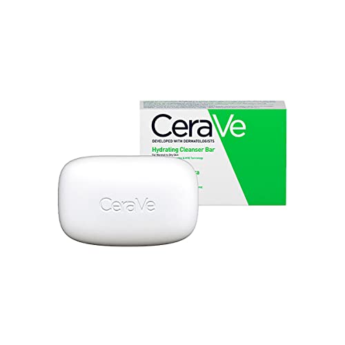 CeraVe Cerave barra limpiadora hidratante |128gr| jabon en barra para rostro y cuerpo | libre de fragancia, no irritante