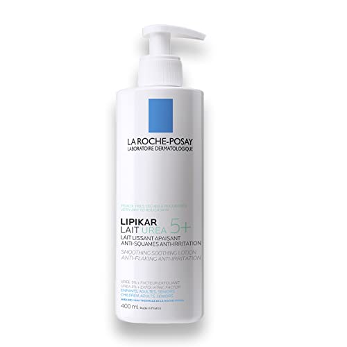 La Roche Posay Lipikar Lait Urea 5+ Crema Corporal para Piel Muy Seca con Descamacion, 400 ml