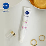 NIVEA Cellular Luminous630 Anti-Manchas Contorno De Ojos Anti-Ojeras (15 ml), Enriquecido Con Ácido Hialurónico y Cafeína para una Piel Luminosa sin manchas por Ojeras, Edad, Solares u Hormonales