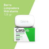 CeraVe Cerave barra limpiadora hidratante |128gr| jabon en barra para rostro y cuerpo | libre de fragancia, no irritante