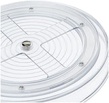 Base Circular Giratoria, 22.9 cm, Transparente