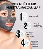 Mascarilla Facial de Barro del Mar Muerto. Anti Acne, Minimiza Poros y Puntos Negros, Limpieza Facial Profunda. Mascarilla Rica en Vitaminas y Minerales, 100% Vegana, Para 20-25 Usos. SQIN LX. 250 gr