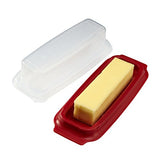 Rubbermaid Plastic Butter Dish, Red