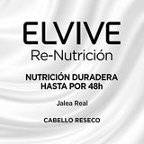 L'Oreal Paris Mascarilla Re Nutricion Jalea Real Elvive, 300 g