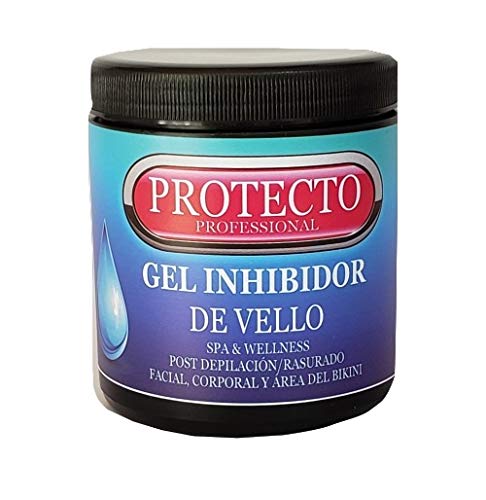 Gel inhibidor y retardador de vello púbico, facial y corporal.