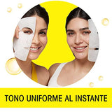 Mascarilla Facial en Tela Tono Uniforme con Vitamina C Express Aclara Garnier