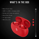 Beats Studio Buds - Auriculares inalámbricos con cancelación de ruido, color rojo(Reacondicionado)