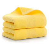 Toallas de mano de baño (14 x 30 pulgadas), toalla de mano suave 100% algodón súper suave y muy absorbente para baño, mano, cara, gimnasio y spa, (2 unidades), color amarillo