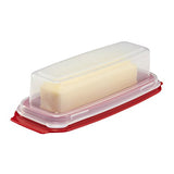 Rubbermaid Plastic Butter Dish, Red