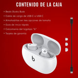 Beats Studio Buds: Audífonos in-Ear inalámbricos de Verdad con cancelación de Ruido – Audífonos Resistentes al Sudor, compatibles con Apple y Android, Bluetooth Class 1, micrófono Integrado – Blanco