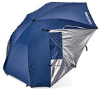 Sport-Brella Premiere UPF 50+ Paraguas para protección Solar y Lluvia (8 pies, Azul)