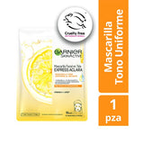 Mascarilla Facial en Tela Tono Uniforme con Vitamina C Express Aclara Garnier