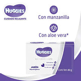 Huggies Cuidado Relajante, Pack con Jabón para bebé, shampoo para bebé y crema para bebé