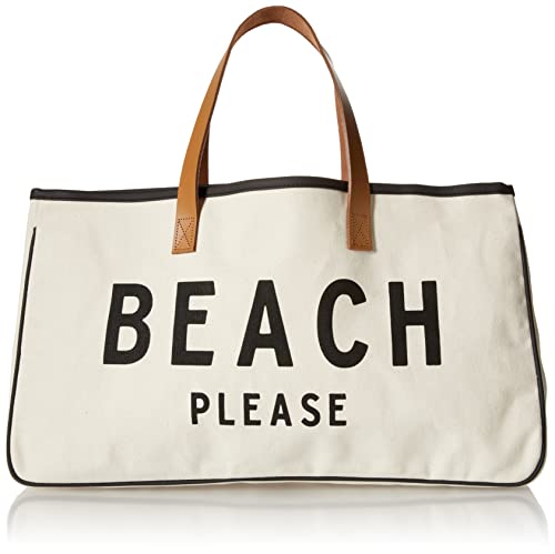 Creative Brands D3713 Hold Everything - Bolsa de mano, 50,8 x 28 cm, color blanco y negro