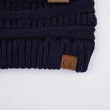 C.C Exclusives - Gorro de Invierno para Mujer (MB-20A), Marino, Talla única