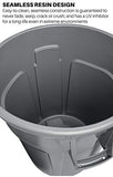 Contenedor de basura BRUTE Gris 38 Lts Rubbermaid Commercial