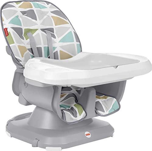 Fisher Price SpaceSaver Silla alta geo Verde Gris Balsamos de Benjui