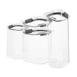 Rubbermaid Brilliance Contenedor hermético para almacenamiento de alimentos, Conjunto pequeño de 8 piezas, 8-Piece Small Set, Set, 1