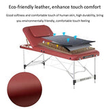 Cama de Masaje, Sofá Cama Portátil de Aluminio Ultraligero Portátil, Cama de Masaje de Terapia de Fuego de Tatuaje Ajustable Mesa de Masaje (Color : Style 1)