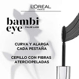 L'Oréal Paris Mascara de pestañas a prueba de agua False Lash Bambi Extra Negro 9.1ml