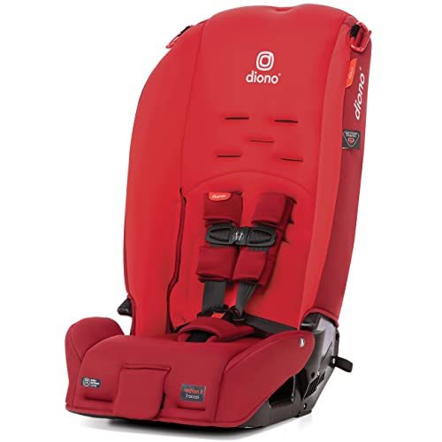 Diono Radian 3R, asiento de coche convertible 3 en 1, orientado trasero y orientado hacia adelante, asiento de coche de 10 años 1, ajuste delgado de 3 pulgadas, color cerezo rojo