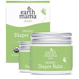 Earth Mama Organic Diaper Balm Calendula Cream, 2-Fluid Ounce, 2-Pack