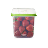 Rubbermaid FreshWorks Produce Saver, Medium Produce Storage Container, 7.2-Cup