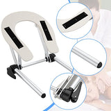 Noverlife Cuna facial universal de aluminio para mesa de masaje, cuna ligera de masaje estándar, soporte profesional para espacio facial, cuna de repuesto para cama de masaje, spa y terapia de belleza