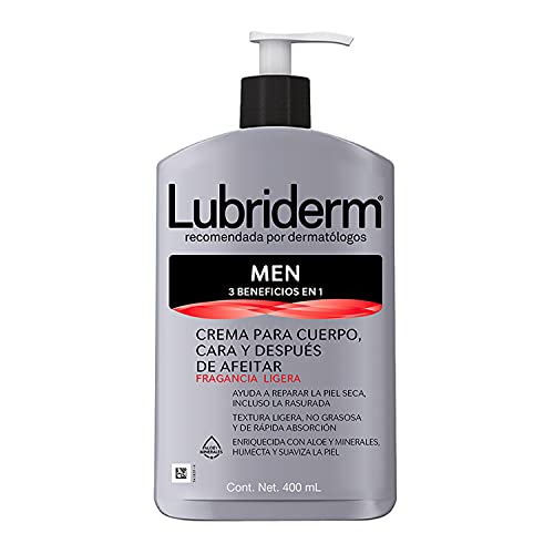 LUBRIDERM Crema Corporal Men Fragancia Ligera 400 ml