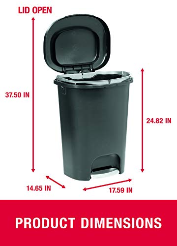 Bote de basura con pedal online rubbermaid