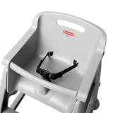 Rubbermaid Commercial Products - Silla alta Rubbermaid Platinum, robusta, con asiento para jóvenes, platino, lista para montar, FG781408PLAT