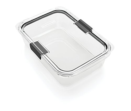 Rubbermaid Brilliance Contenedor de Comida, Grande, 9.6 tazas, Transparente 1991158