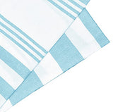 Toallas turcas peshtemal fouta 100% algodón, toalla de playa, delgada, viajes, camping, baño, sauna, playa, gimnasio, piscina, suave, duradera, absorbente, paquete de 6 unidades de 36 x 71 pulgadas, color aguamarina