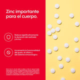 GNC, Zinc, 100 tabletas, 50 mg