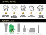 Maquillali Kit de 8 Mascarillas Faciales Sheet Tela, Extracto Natural de Fruta Aguacate Granada Coco y Maracuya, Aditivos Free, Skin Care Mascarilla Facial Hidratar, Calmar y Oil Control (Pack 8)